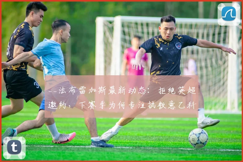 __法布雷加斯最新动态：拒绝英超邀约，下赛季为何专注执教意乙科莫？__